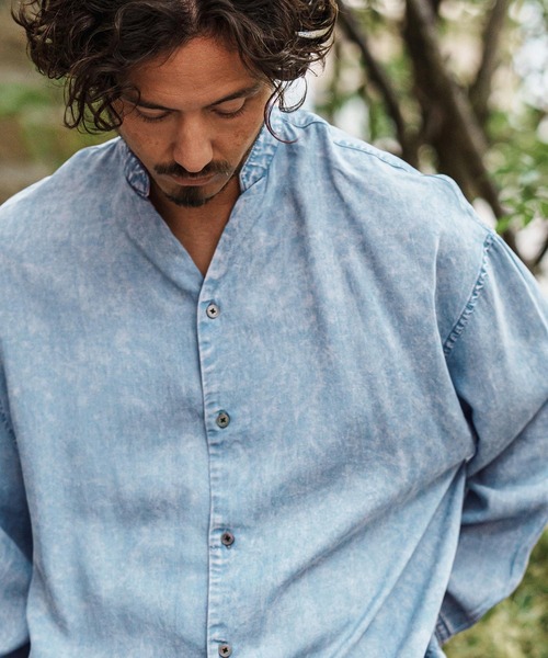 CAMBIO（カンビオ） シャツ ms5914- Silky Chemical Wash Denim