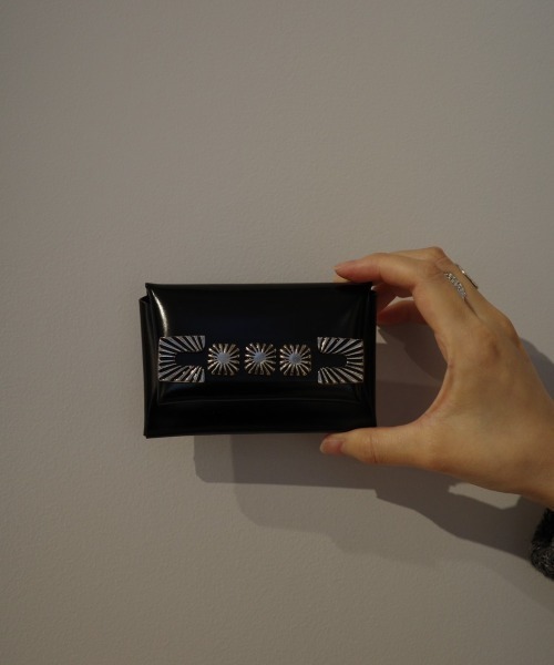 TOGA TOO ミニ財布 カードケース ブラック ユニセックス ウォレット 黒 TOGA TOO 財布 TOGA TOO Leather wallet レディース メンズ
