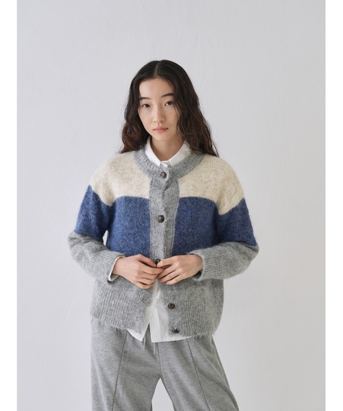 Uenui ニット セーター 「ZOZO限定」トリコロール ボーダー マルチ