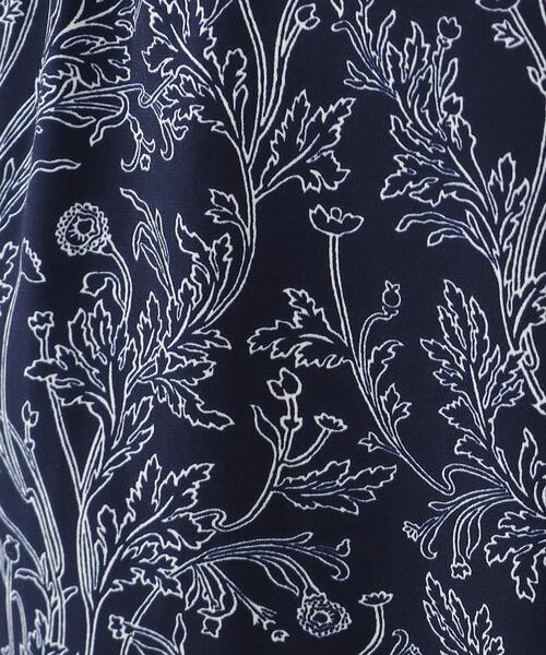 tシャツ 「ジャージ素材／洗える／同柄アイテムあり」ナンテール柄 プルオーバー レディース LAURA ASHLEY tシャツ 「ジャージ素材／洗える／同柄アイテム