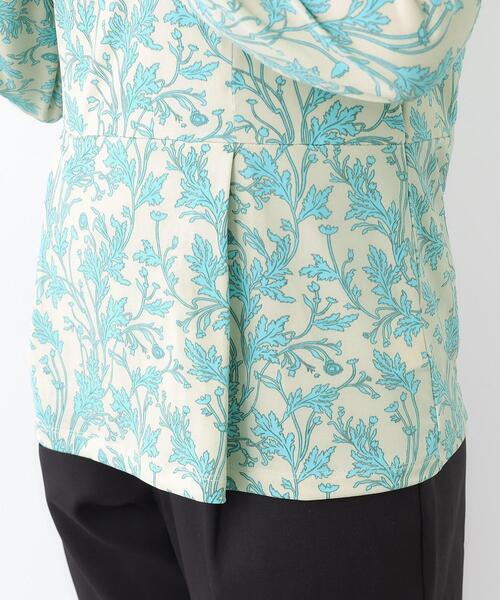 tシャツ 「ジャージ素材／洗える／同柄アイテムあり」ナンテール柄 プルオーバー レディース LAURA ASHLEY tシャツ 「ジャージ素材／洗える／同柄アイテム