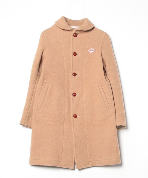 美品　ダントン　ステンカラーコート　ベージュ　36 Danton（ダントン） ステンカラーコート 36 ベージュ レディース