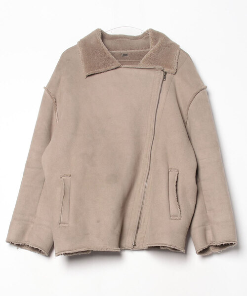 あ＊こ Mila Owen ジャケット ベージュ Mila Owen（ミラオーウェン） ブルゾン FREE ベージュ レディース