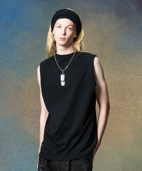 新品 CRONOS MOCK NECK モックネック タンクトップ CRONOS MOCK NECK TANKTOP【BLACK】