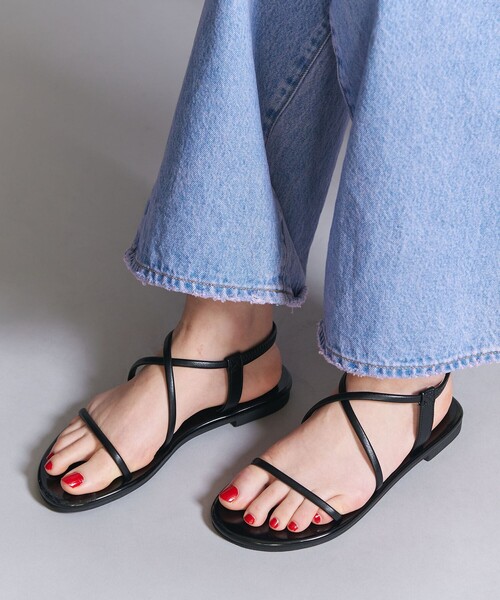 UNITED ARROWS クロス バックベルト サンダル UNITED ARROWS（ユナイテッドアローズ）の「クロス バックベルト