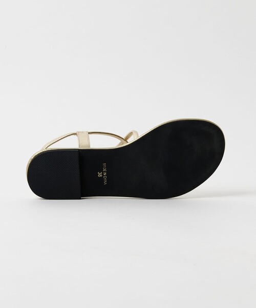 BEAUTY&YOUTH UNITED ARROWS サンダル ブラック BEAUTY＆YOUTH UNITED ARROWS サンダル ビッグクロス バック