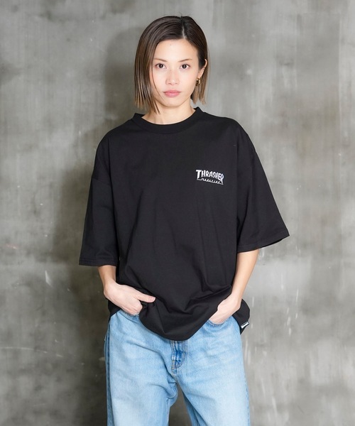 THRASHER（スラッシャー） tシャツ FLAME LOGO S/S T-SHIRTS