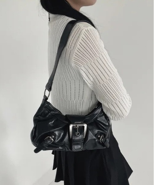 gossip!ロサンゼルス ショルダーバッグ バッグ Y2K バックル ベルト
