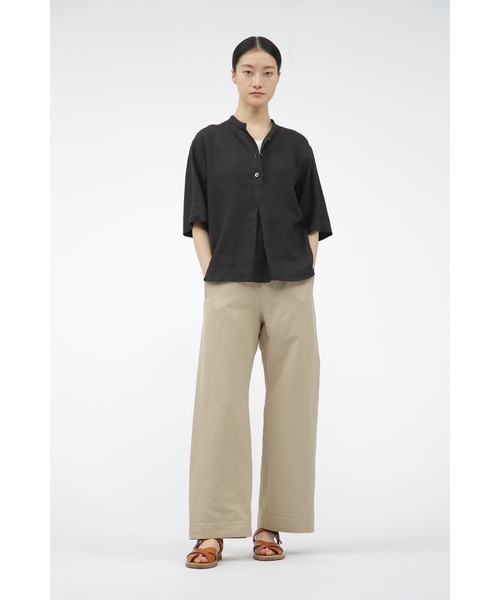 美品　マーガレットハウエルウィメンズ COTTON TWILL パンツ MARGARET HOWELL パンツ LINEN COTTON TWILL レディース