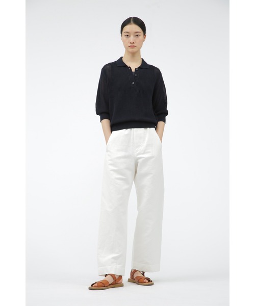 美品　マーガレットハウエルウィメンズ COTTON TWILL パンツ MARGARET HOWELL パンツ LINEN COTTON TWILL レディース