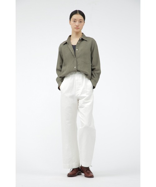 MARGARET HOWELL✨リネンブレンド パンツ MARGARET HOWELL パンツ LINEN COTTON TWILL レディース