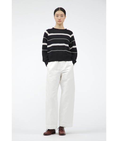 美品　マーガレットハウエルウィメンズ COTTON TWILL パンツ MARGARET HOWELL パンツ LINEN COTTON TWILL レディース