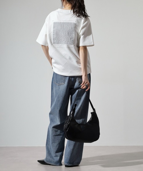 in the attic（インジアティック） tシャツ カットジャガード＆バック