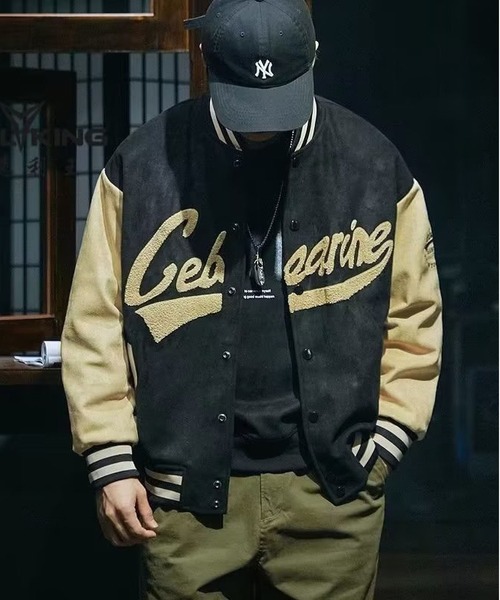 BLANC FICELLE スタジャン X-LARGE ブラック メンズ : ZOZOTOWN Yahoo