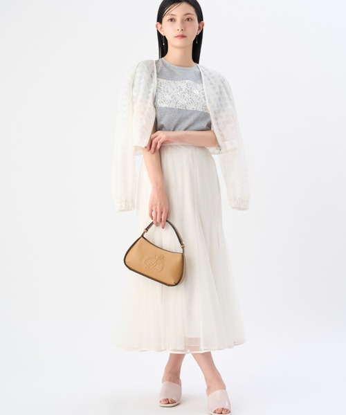 CELFORD 　チュールセミマーメイドスカート　グレー 新品タグつき CELFORD｜チュールセミマーメイドスカート | Rakuten Fashion