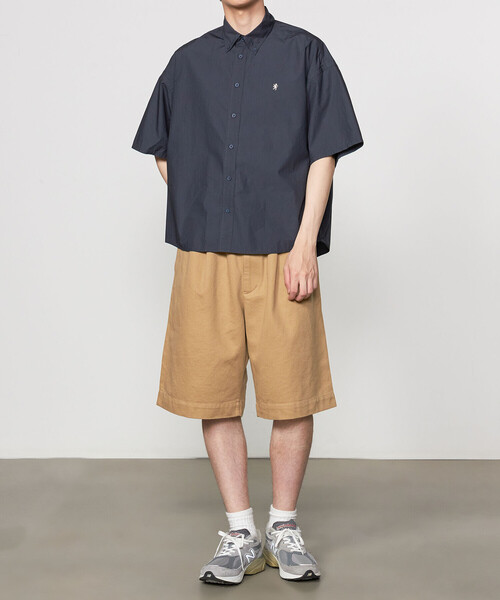 Gymphlex半袖シャツ Gymphlex | コットン ボタンダウン半袖シャツ MEN