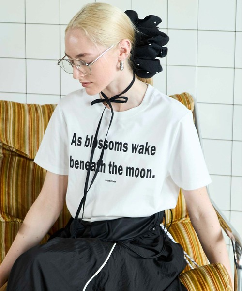 tシャツ THE MOON T-shirt「MAISON SPECIAL/メゾンスペシャル」 レディース