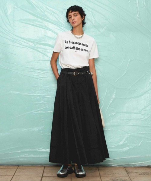 tシャツ THE MOON T-shirt「MAISON SPECIAL/メゾンスペシャル」 レディースの画像