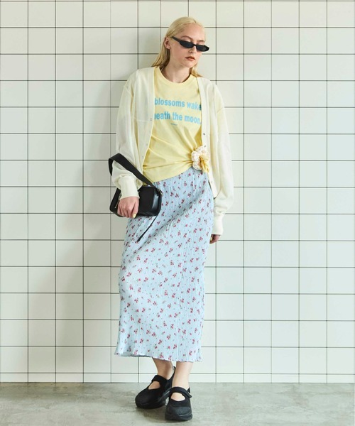 tシャツ THE MOON T-shirt「MAISON SPECIAL/メゾンスペシャル」 レディースの画像