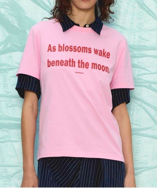tシャツ THE MOON T-shirt「MAISON SPECIAL/メゾンスペシャル」 レディースの画像