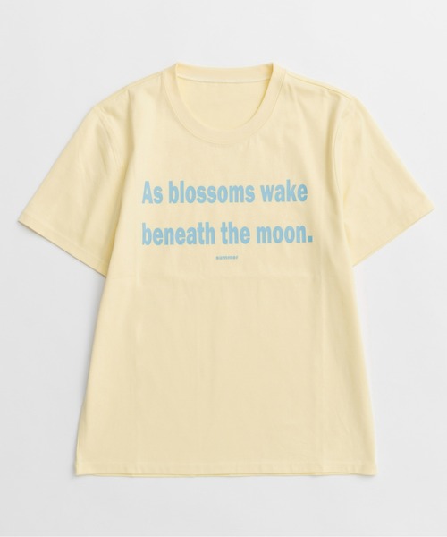 MAISON SPECIAL メゾンスペシャル Tシャツ ロゴT 水色 半袖 MAISON SPECIAL(メゾンスペシャル)｜Another T-shirt/Another T