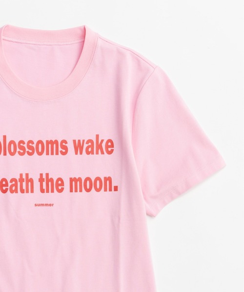 tシャツ THE MOON T-shirt「MAISON SPECIAL/メゾンスペシャル」 レディースの画像