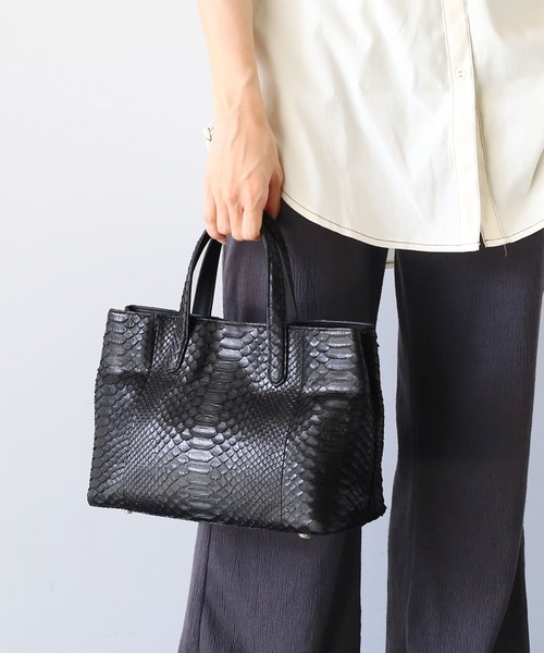 【新品未使用】リアルパイソン　ハンドバッグ 167 パイソン ミニハンドバッグ – Asprey London