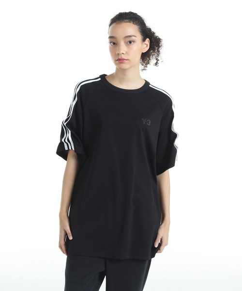 Y-3 3-STRIPES SHORT SLEEVE TEE/ショルダーライン Tシャツ Y-3 ワイスリー 3-STRIPES SHORT SLEEVE TEE/ショルダーライン T