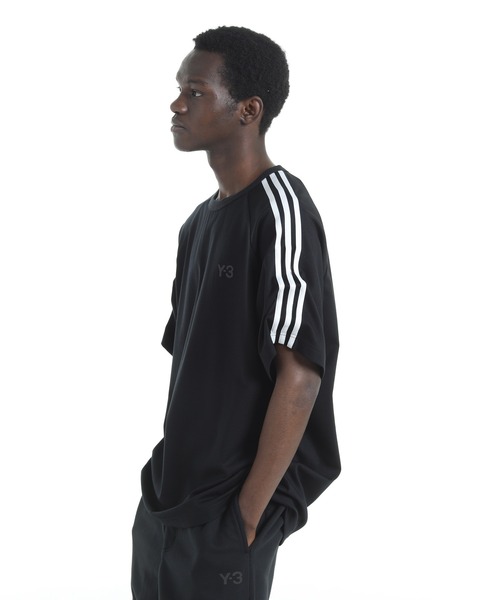 VIP【関税送料無料】希少 Adidas Y-3 3-Stipes T-shirt Y-3 tシャツ SHORT SLEEVE TEE 3-STRIPES メンズ レディース