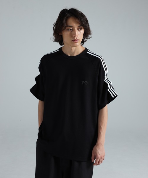 Y-3 tシャツ SHORT SLEEVE TEE 3-STRIPES メンズ レディース