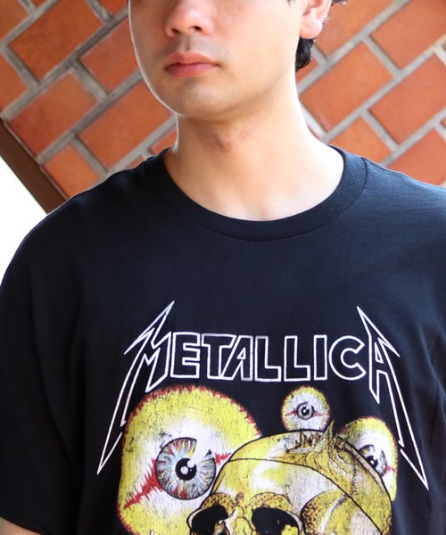 8 tシャツ メタリカ半袖Tシャツ バンドT メンズ レディース