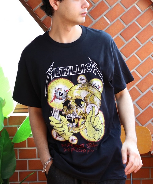 8 tシャツ メタリカ半袖Tシャツ バンドT メンズ レディース