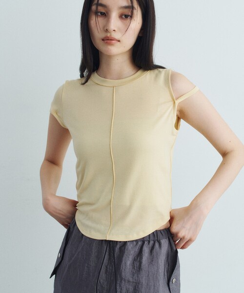 tシャツ compact edge tee レディースの画像