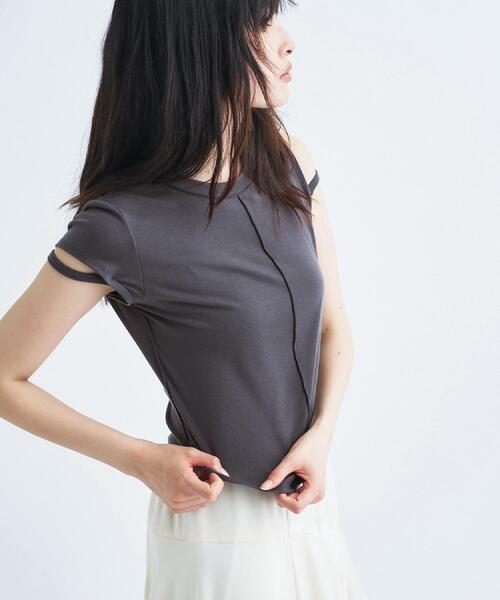 tシャツ compact edge tee レディースの画像