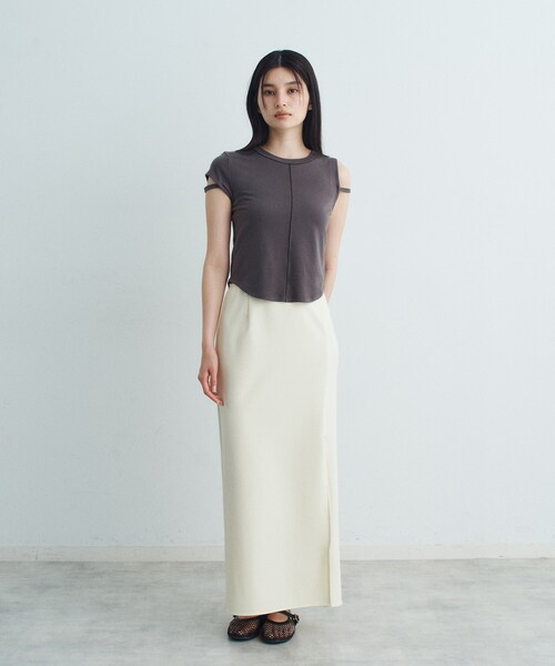 tシャツ compact edge tee レディースの画像