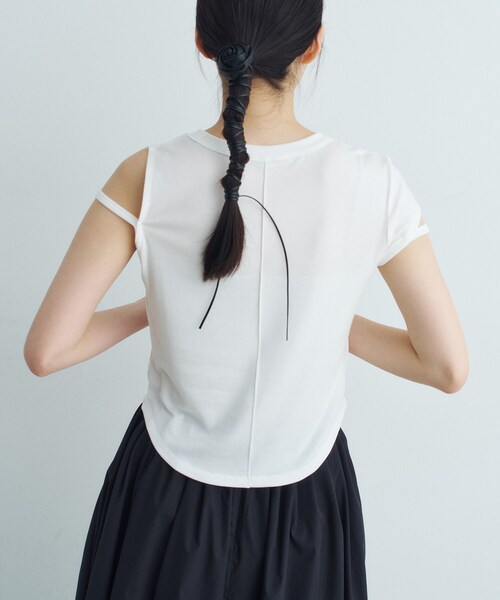 tシャツ compact edge tee レディースの画像