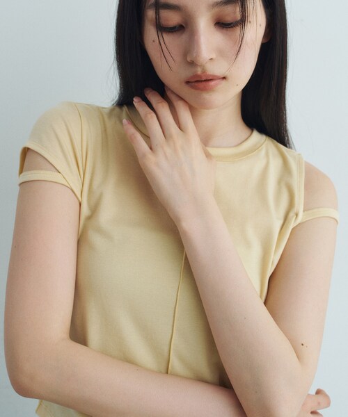 tシャツ compact edge tee レディースの画像