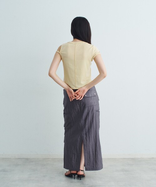 tシャツ compact edge tee レディースの画像