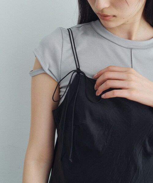 tシャツ compact edge tee レディースの画像