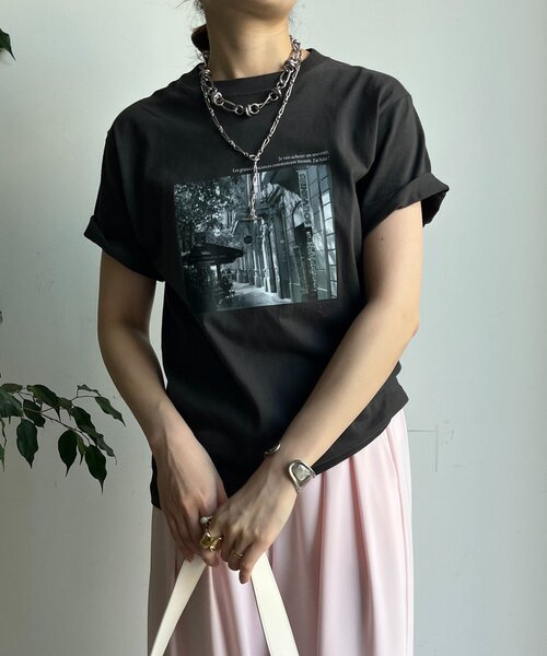 tシャツ フォトプリントTEE レディース DouDou tシャツ フォトプリントTEE レディース : ZOZOTOWN Yahoo