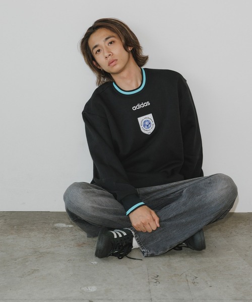 【adidas】M CREWNECK SWT スウェット BLACK 国内発送 adidas トレーナー スウェット adidas/アディダス CREWNECK SWT