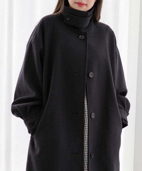 「Heather」 ステンカラーコート M グレイッシュベージュ レディース_画像8