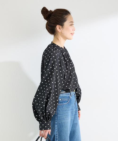 B.C STOCK ブラウス シャツ 「追加3」ウォッシャブル / ドット