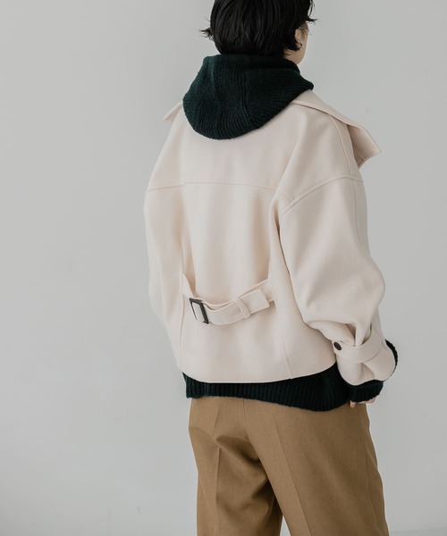 「KBF」 ジャケット ONE アイボリー レディース_画像5