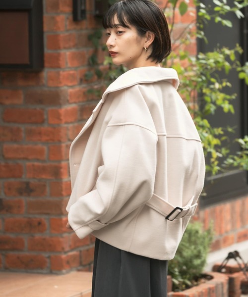 「KBF」 ジャケット ONE アイボリー レディース_画像7