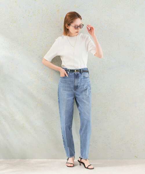 【最新作，限定セール】 「upperhights」 デニムパンツ 21 インディゴブルー レディース