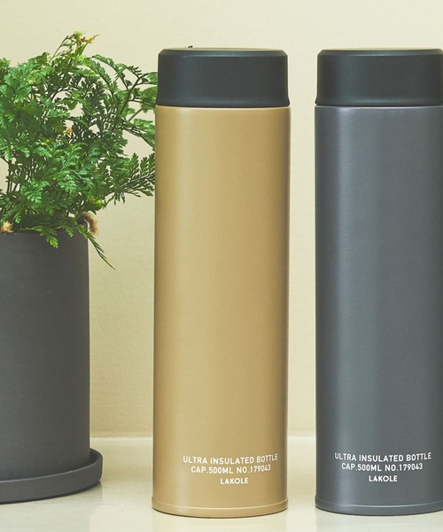 LAKOLE（ラコレ） 水筒 「国内最強レベル」超保冷保温スクリューボトル