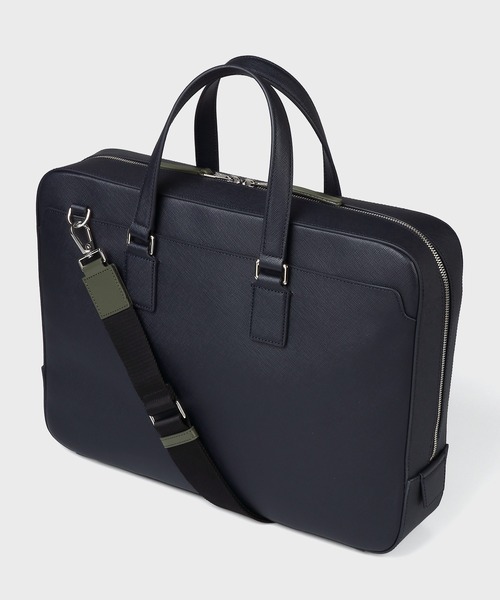 希少 極美品 ポールスミス ビジネスバッグ ブリーフケース 編み込み ブラウン系 Paul Smith - ポールスミス／Paul Smith バッグ ブリーフケース