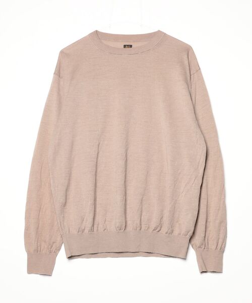 BATONER（バトナー） 長袖ニット 2 ベージュ メンズ : ZOZOTOWN Yahoo