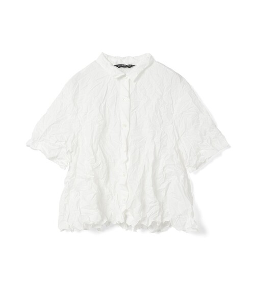 mizuiroind ブラウス シャツ mizuiro ind ワッシャープリーツ